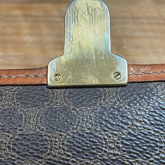 Vintage Celine Macadam canvas clutch bag - Picture 16 of 16